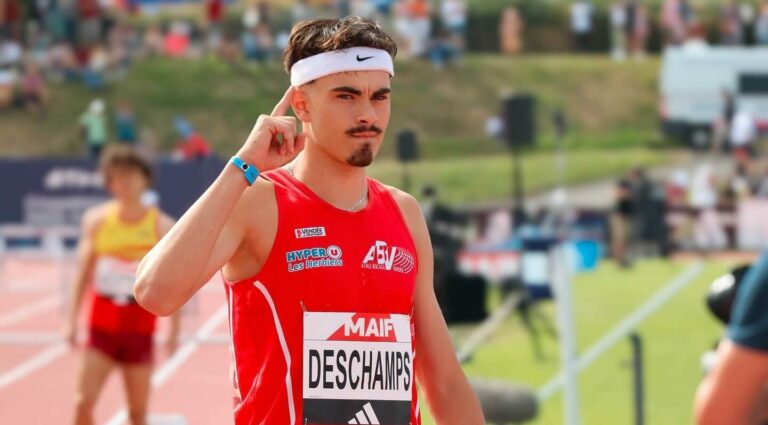 Simon Deschamps. Athlète. 400m Haies.