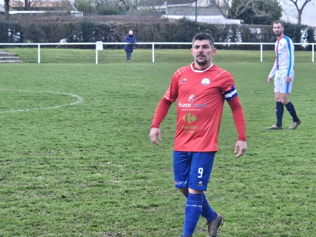 Les Lucs-sur-Boulogne. D1. Football. Kévin Renaud.