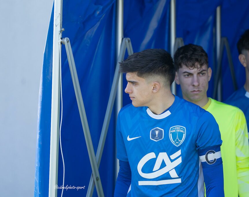 Enzo Rousselot. Vendée Poiré Football.