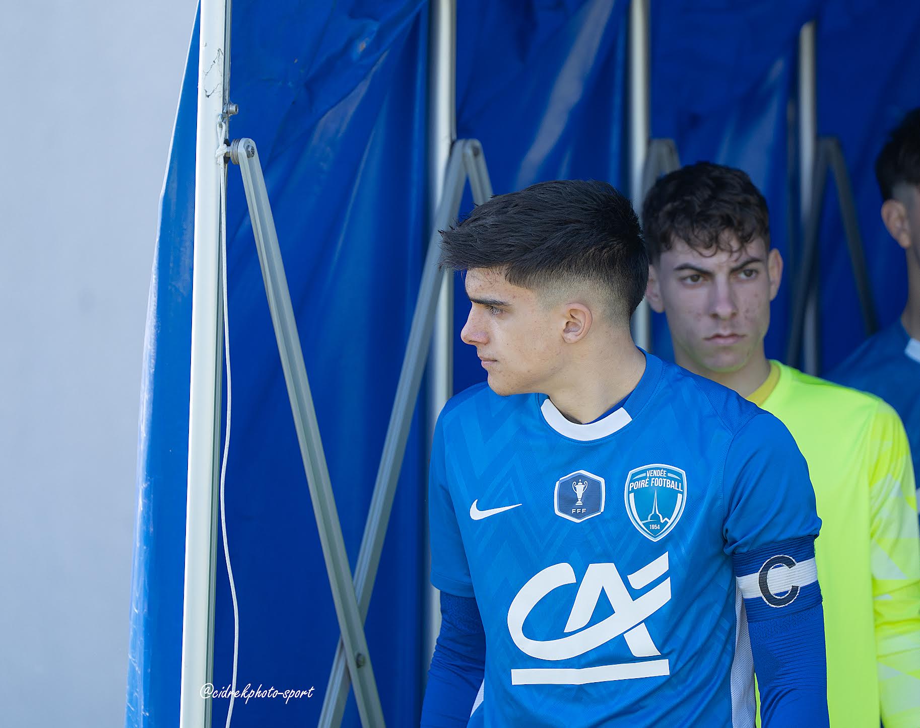 Enzo Rousselot. Vendée Poiré Football.