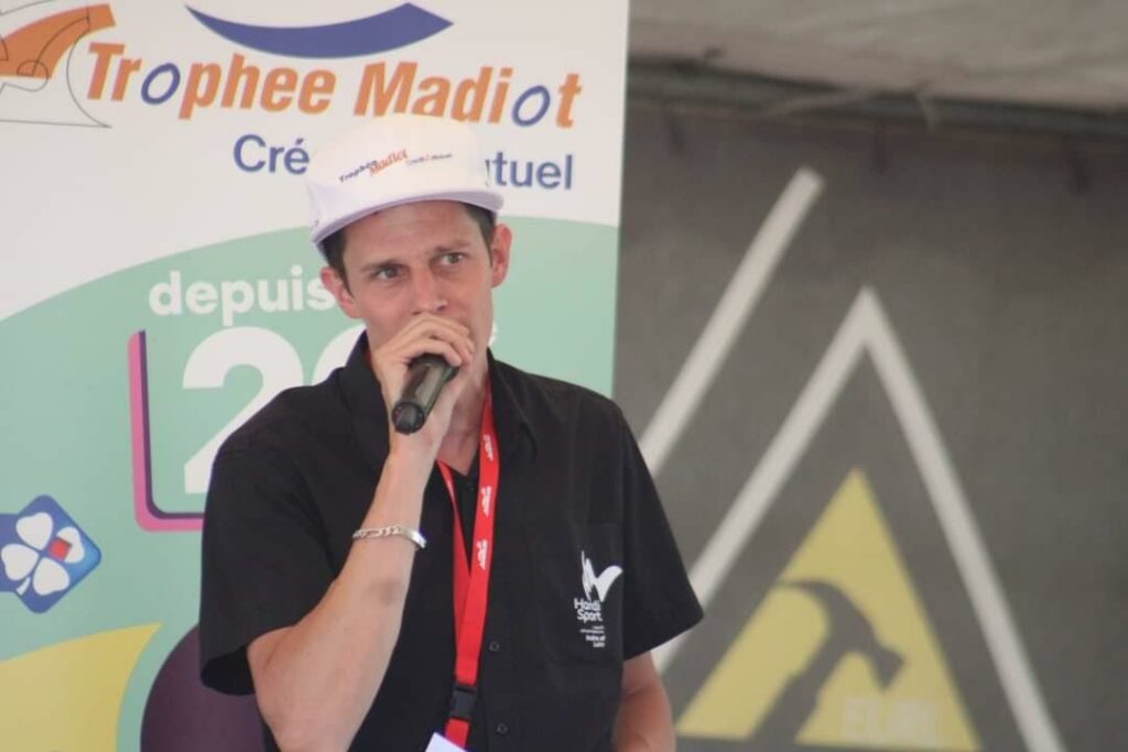 Trophée Madiot. Rémi Fillon. Speaker. 1ère manche Tours.