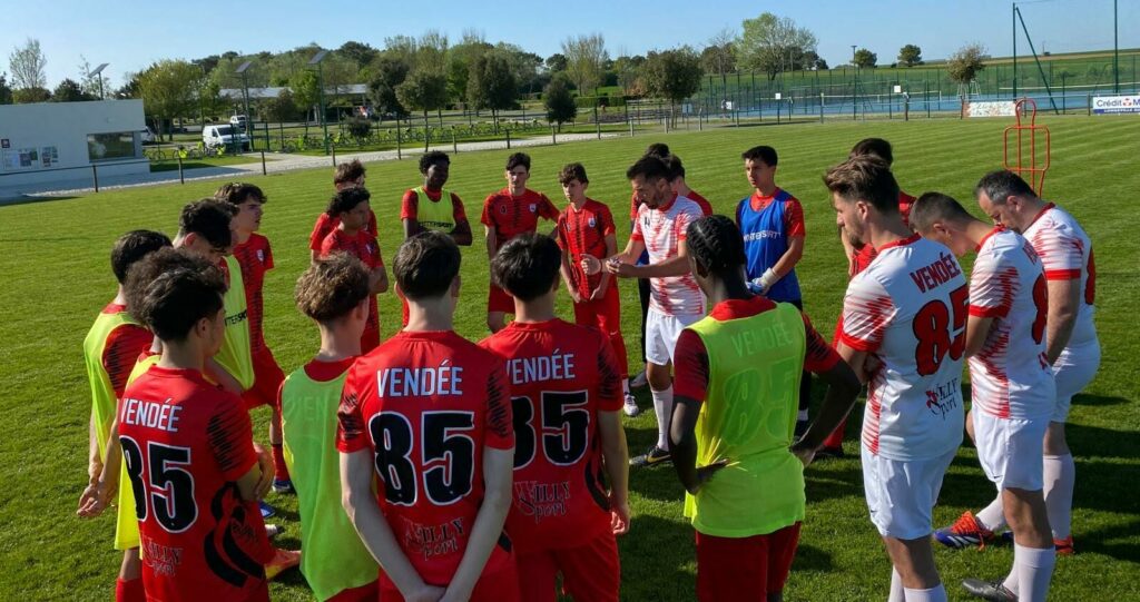 Sélection de Vendée U16. Mondial Football Montaigu.