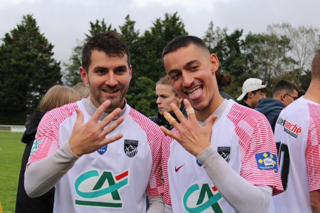 Simon Gadé. Capitaine USBSH. Football. D1.