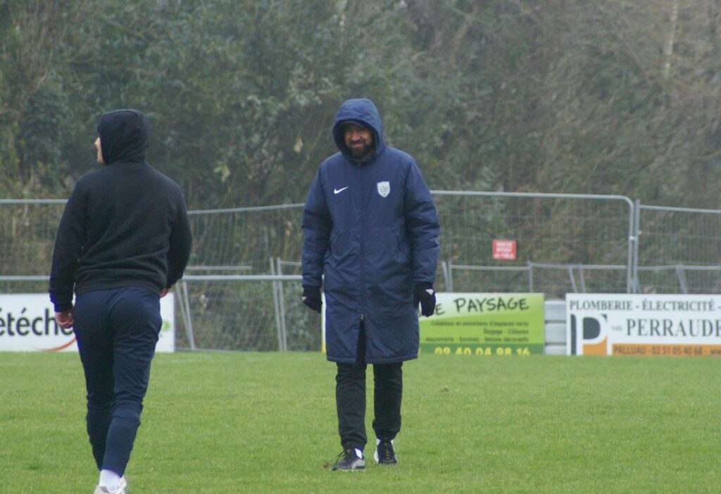 Franck Cormier. Entraineur Pays de Palluau FC.
