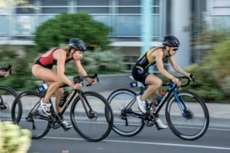 Jade Texier. Triathlon. Les Sables Vendée Triathlon.
