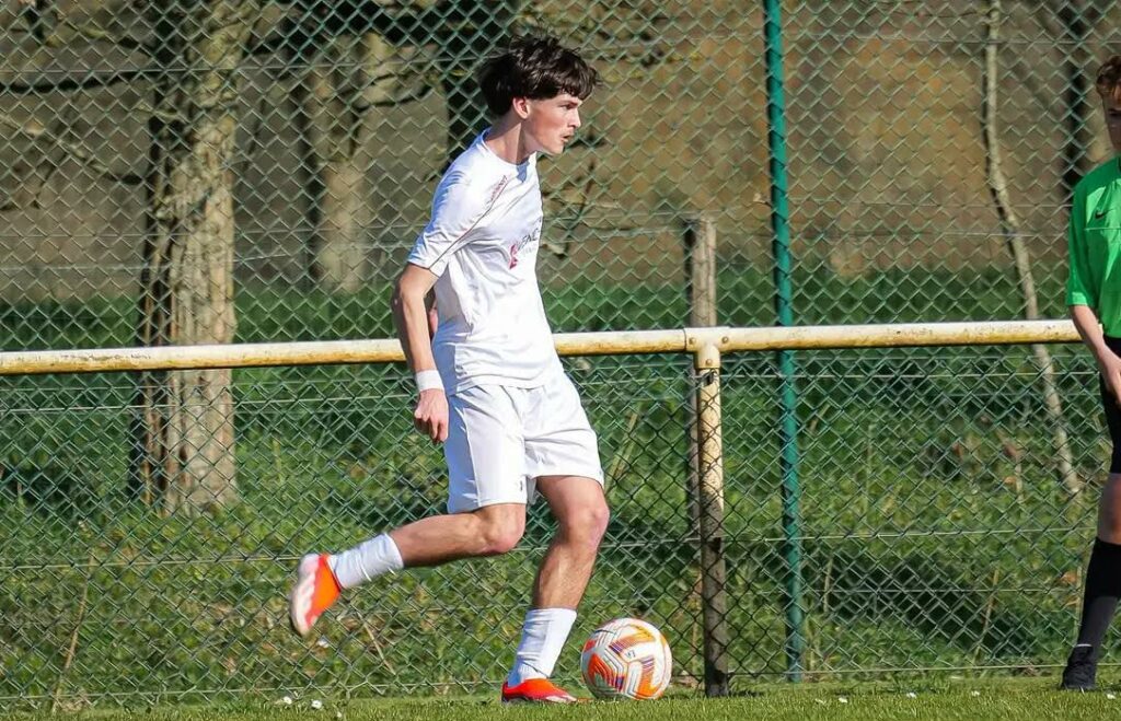 Timéo Boisseau. Capitaine. Sélection de Vendée U16. Mondial Football Montaigu.
