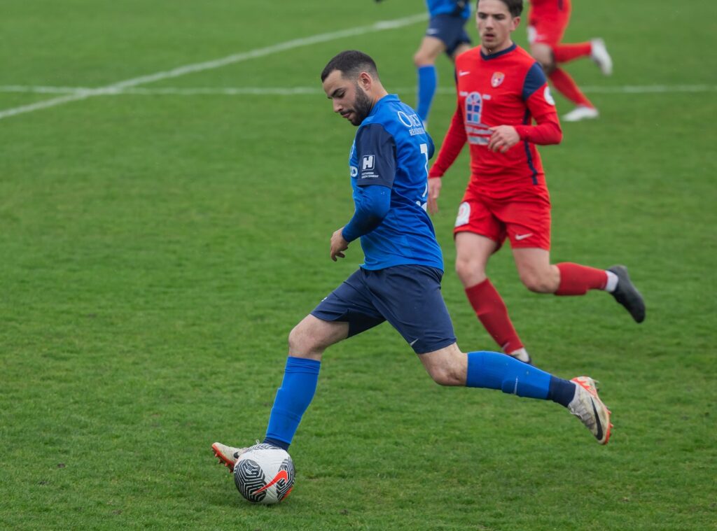 Kimmy Crépeau. Attaquant Vendée Poiré Football. Finale coupe de Vendée