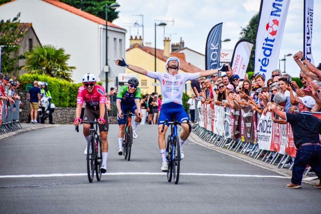 Lucas Mainguenaud. Vendée U. Vainqueur étape 3 de La Route Vendéenne. 