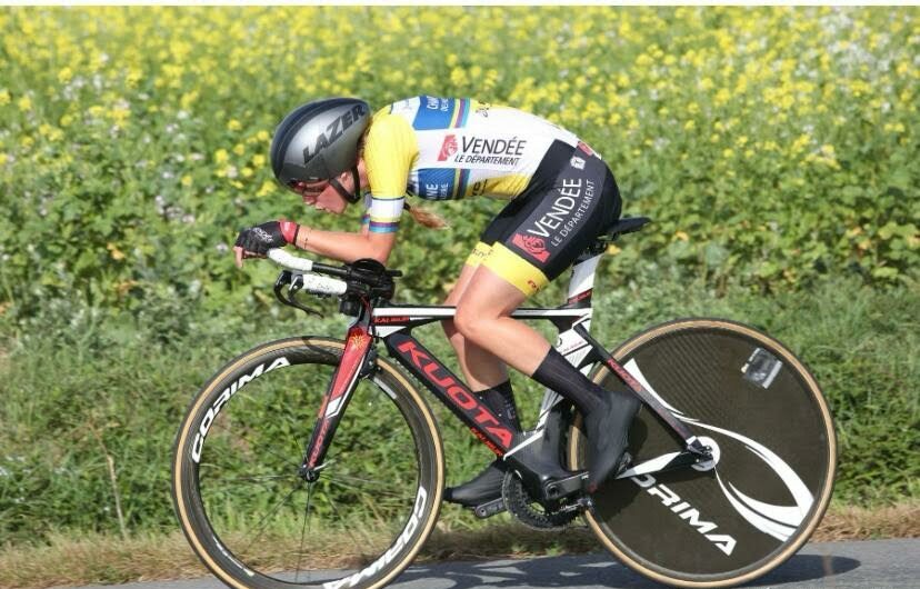 Manola Audé. Team Ladynamips. Championnat de France 2025 aux Herbiers
