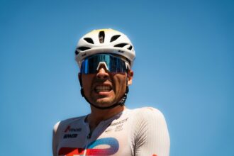 Alexandre Delettre. Team TotalEnergies. 4e. Championnat de France sur route 2025 aux Herbiers.