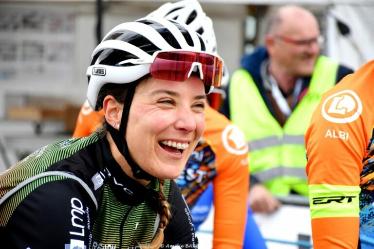 Chloé Fourmigué. Championnats de France de contre-la-montre 2025 aux Herbiers (85).