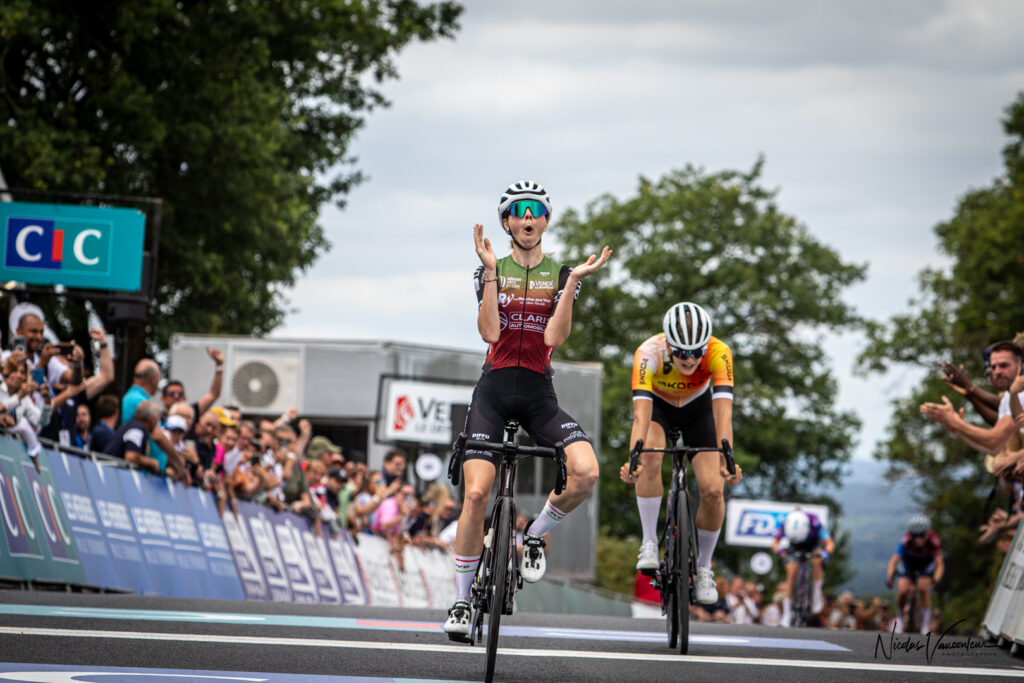 Noémie Abgrall. Championne de France amateure. Les Herbiers 2025.