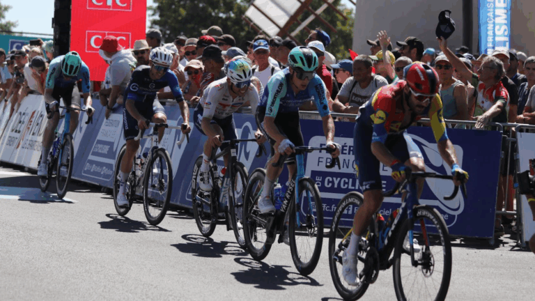 Alexandre Delettre. Team TotalEnergies. 4e. Championnat de France sur route 2025 aux Herbiers.