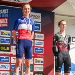 Noémie Abgrall. Troisième contre-la-montre. Championnat de France 2025 aux Herbiers.