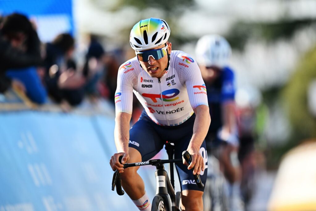 Alexandre Delettre. Team TotalEnergies. 4e. Championnat de France sur route 2025 aux Herbiers.