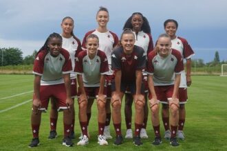 Lalie Rageot sous ses nouvelles couleurs. FC Metz. D2 Football Féminin
