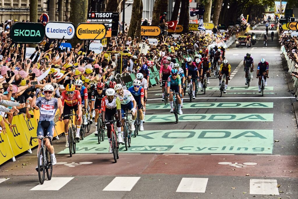 Anthony Turgis. 4e de la première étape. Tour de France 2025. Lille