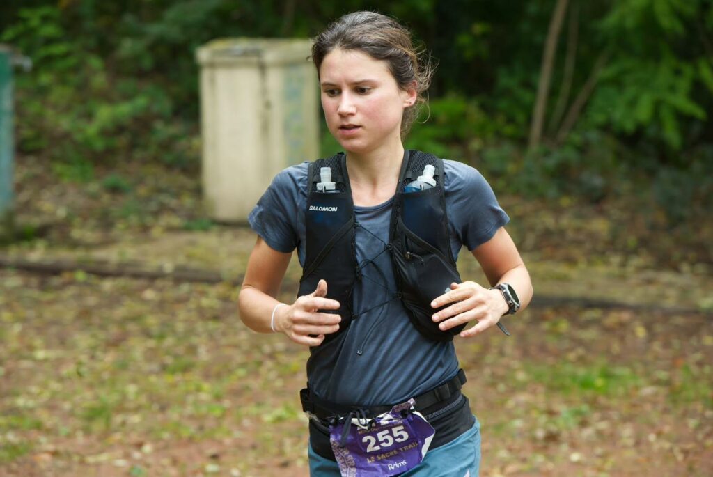 Christine De Geloes. Ultra Traileuse. Dompierre Course Aventure.