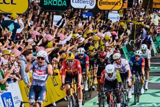 Anthony Turgis. 4e de la première étape. Tour de France 2025. Lille