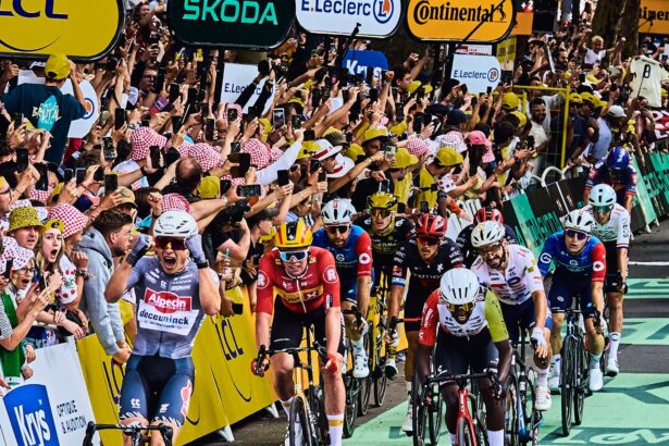Anthony Turgis. 4e de la première étape. Tour de France 2025. Lille
