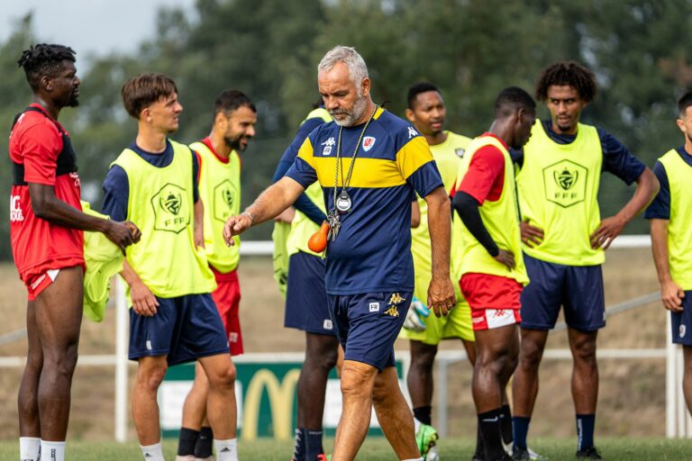 National 2. Frédéric Reculeau. Opposition entrainement du 24 juillet 2025.