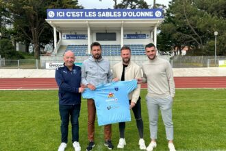 Julien Fradet. Entraineur Les Sablles Vendée Football. National 3.