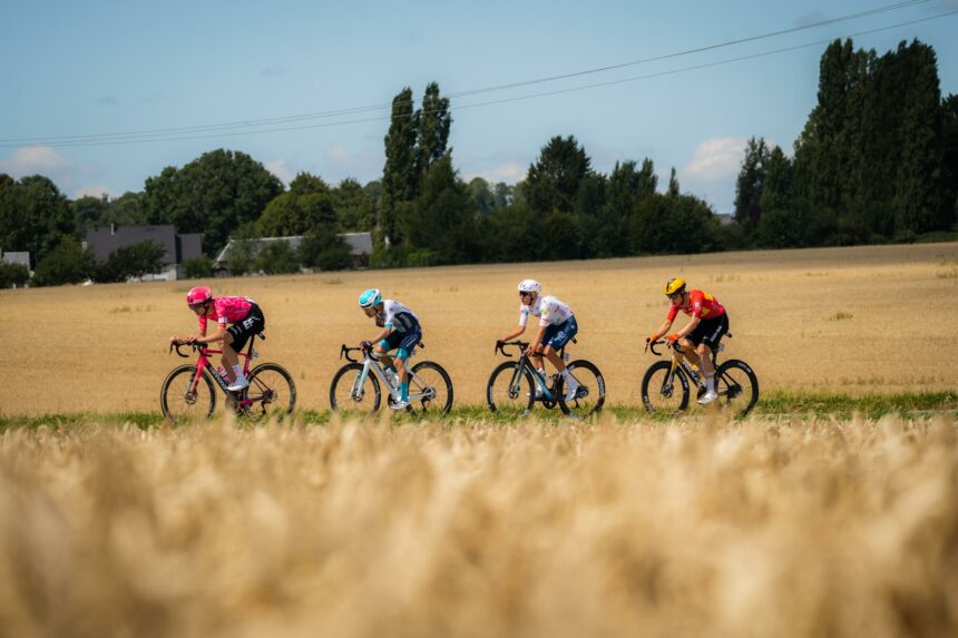 Thomas Gachignard. Échappée. Étape 4 du Tour de France 2025.