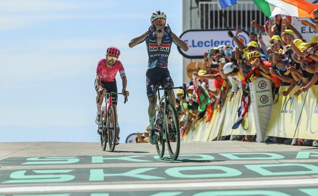 Valentin Paret-Peintre. Vainquer étape 16. Montpellier - Mont Ventoux. Tour de France 2025