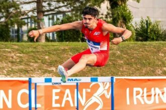 Simon Deschamps. Championnats de France Elite. Talence 2025. 400m haies.
