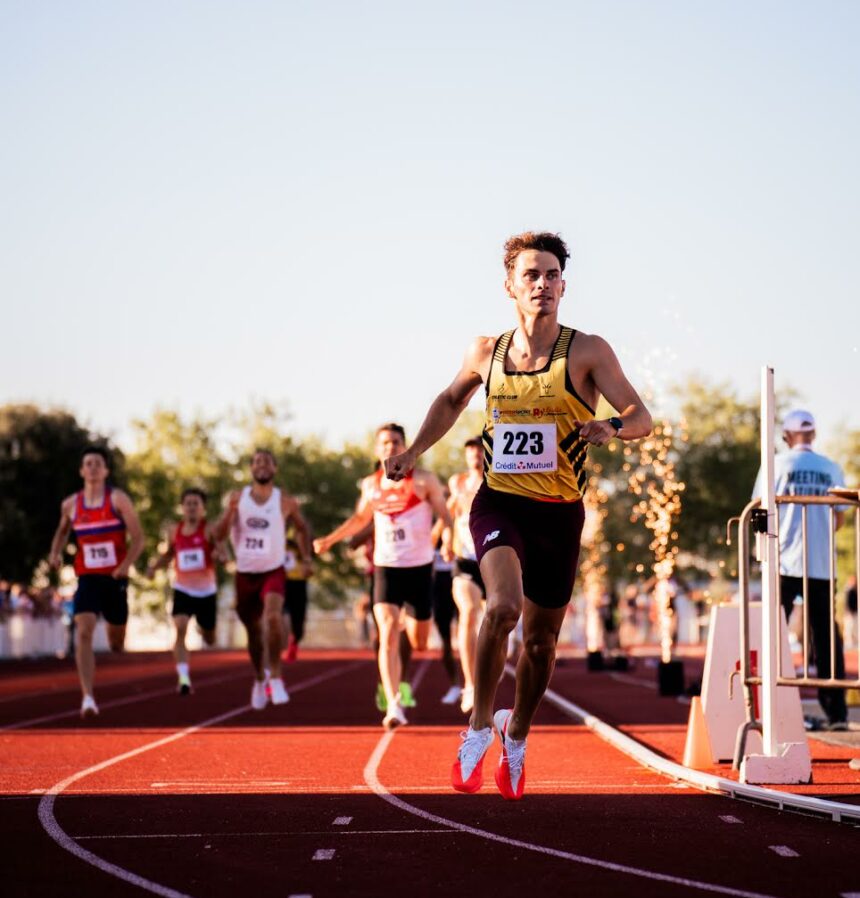 Romain Mornet. Championnats de France Élite 2025. Talence. 1500m.