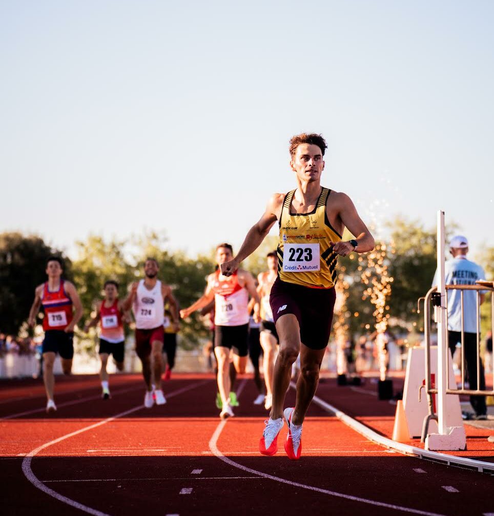 Romain Mornet. Championnats de France Élite 2025. Talence. 1500m.