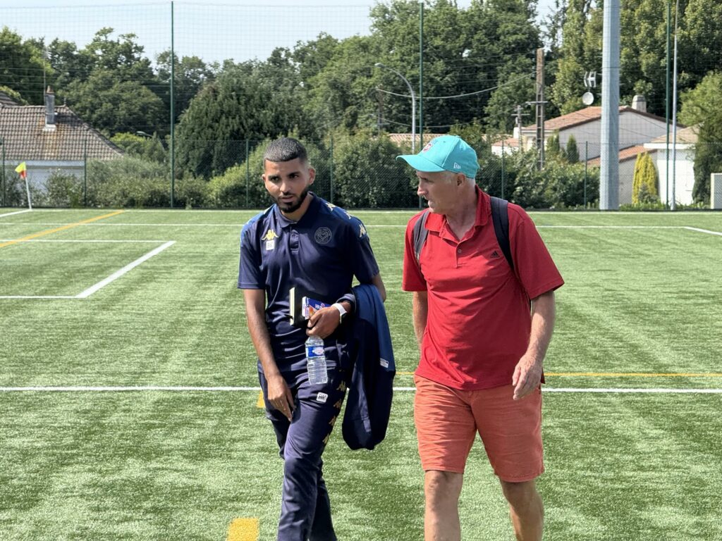 Bilal Kouchan et Bernard Born. U17 Nationaux. VFC La Roche