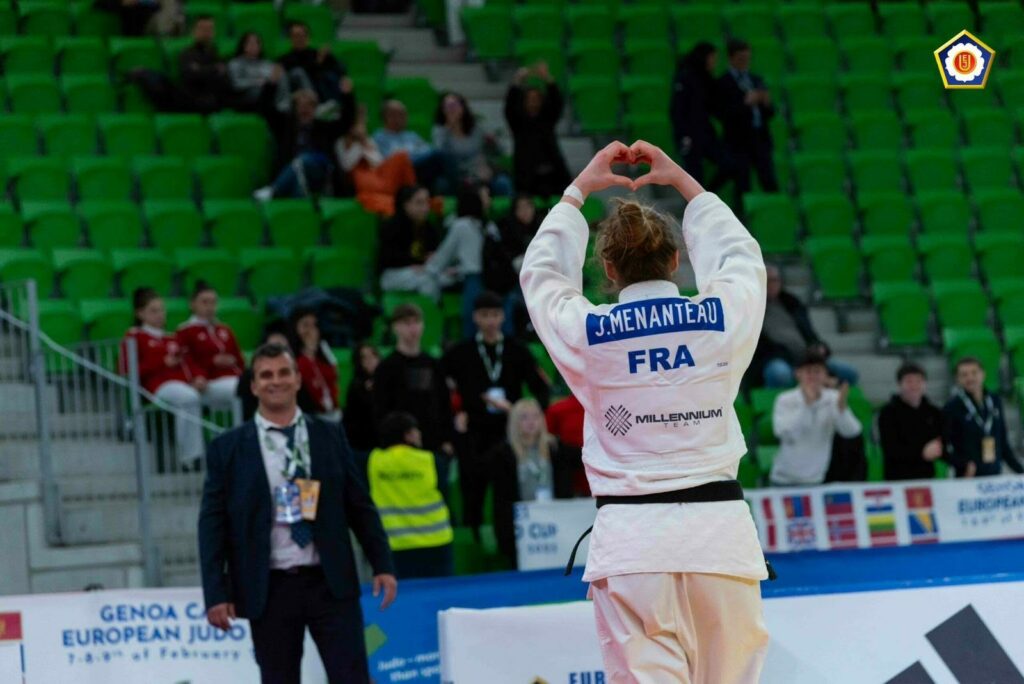 Jeanne Menanteau. Judo Club Yonnais. Equipe de France jeune -70kg