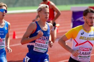 Oscar Thébaud. Championnats de France. Talence 2025. 3000m steeple.