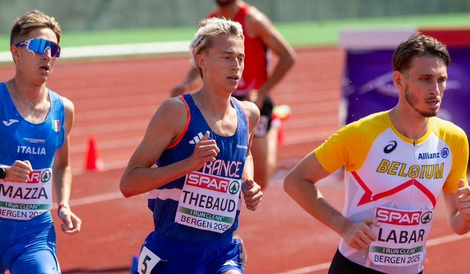 Oscar Thébaud. Championnats de France. Talence 2025. 3000m steeple.