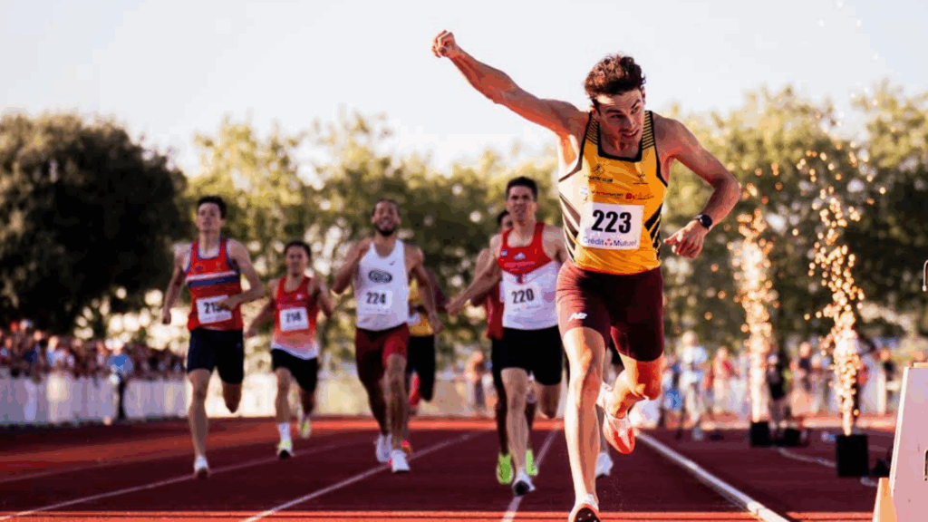 Romain Mornet. Championnats de France Élite 2025. Talence. 1500m.