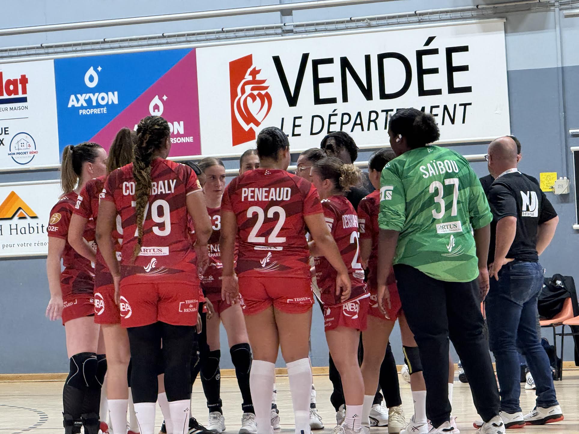 Roche Vendée Handball. D2F. Coupe de France J1. Pessac
