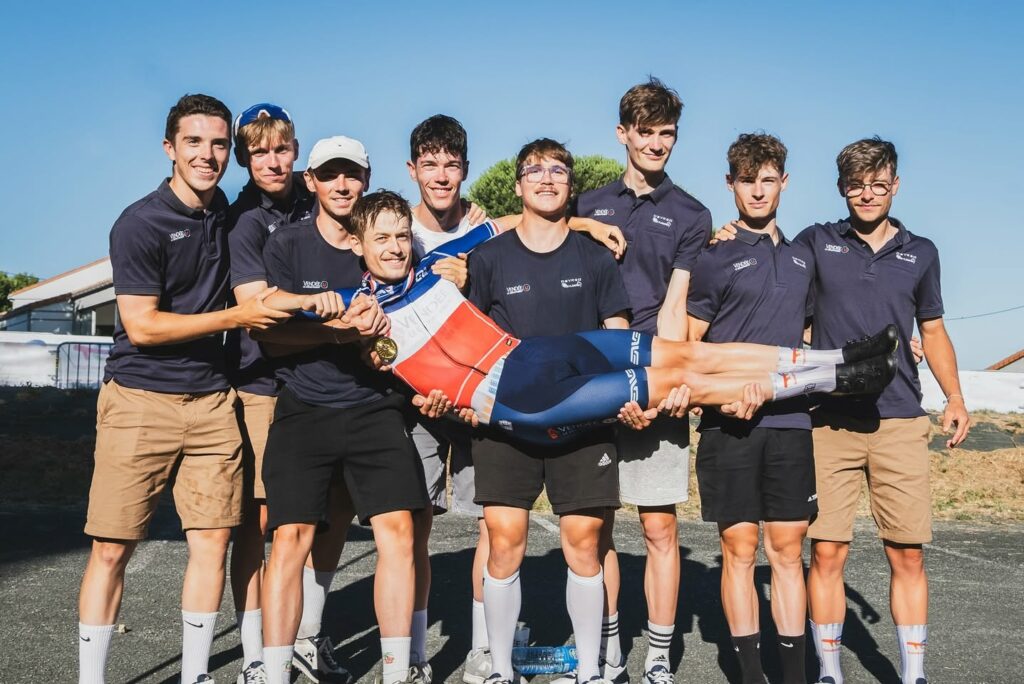 Théo Lévêque. Champion de France amateur. Les Herbiers.