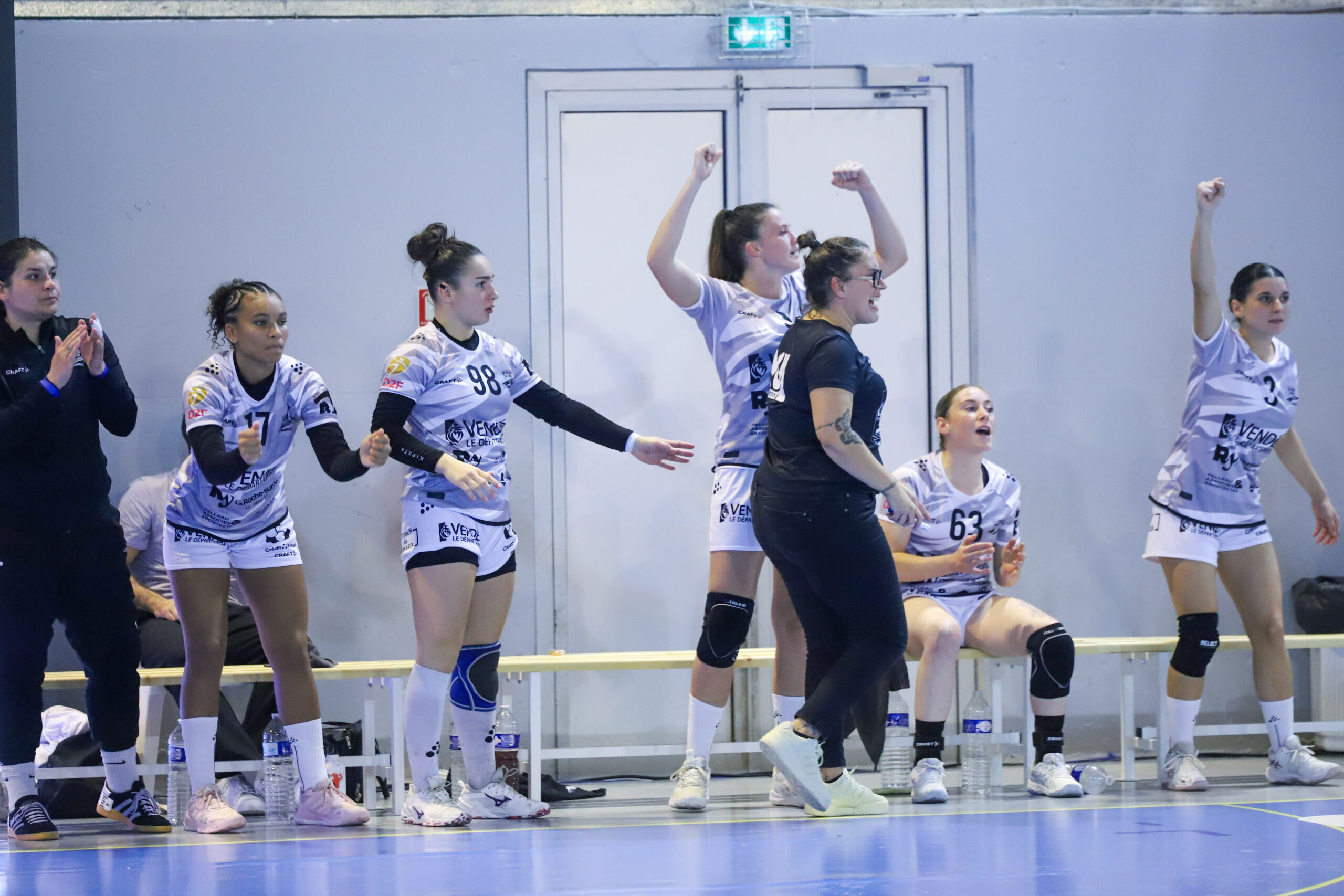 La Roche Vendée Handball. D2F. Journée 2 au Pouzin. Victoire 32-31
