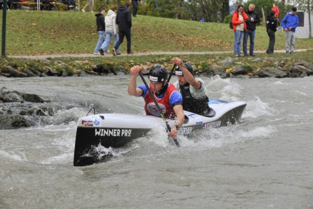 Gabriel Auvolat. Canoé Kayak. C1 et C2. Championnat de France.