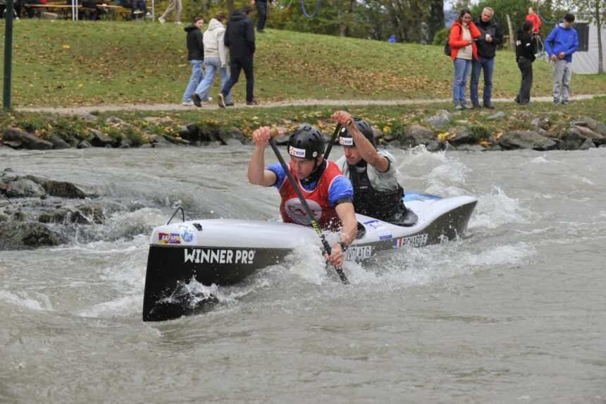 Gabriel Auvolat. Canoé Kayak. C1 et C2. Championnat de France.