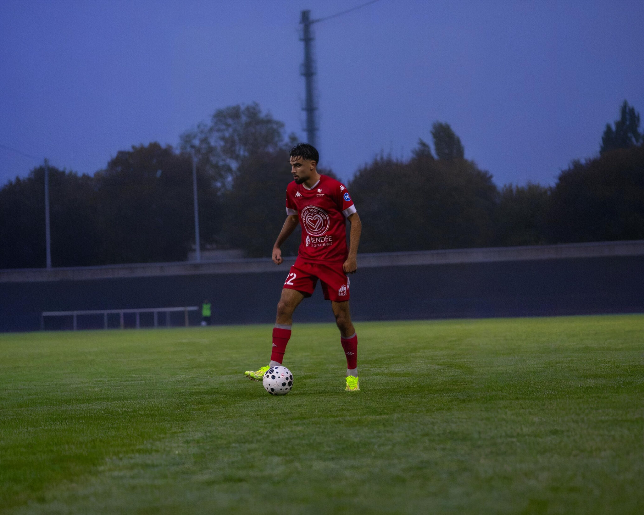 Evan Morel. Vendée Foot Club. National 2. Leader. 1-0 contre Avranches