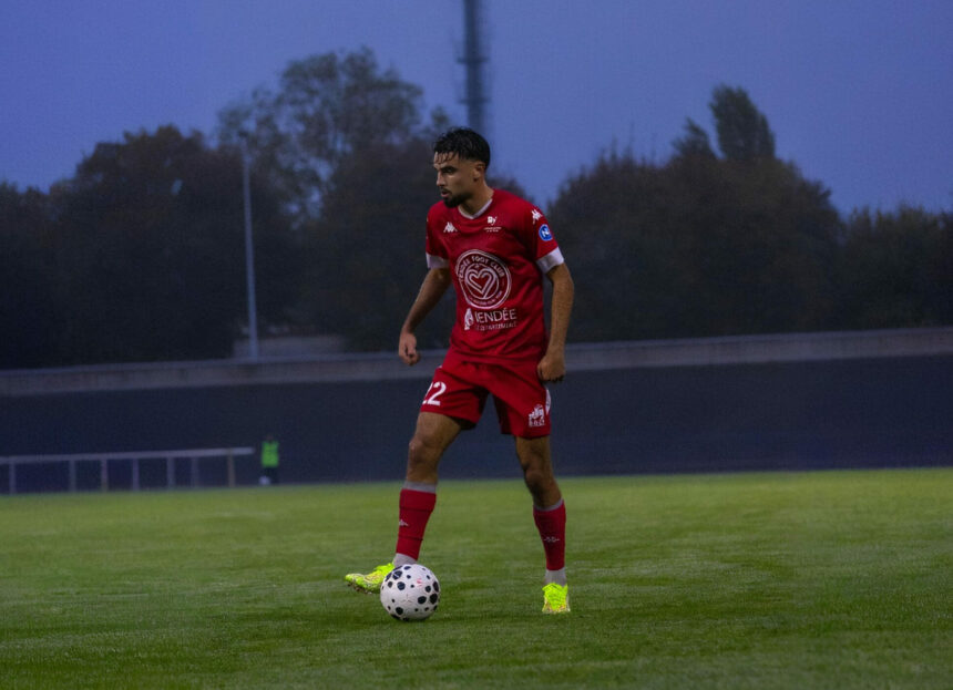 Evan Morel. Vendée Foot Club. National 2. Leader. 1-0 contre Avranches