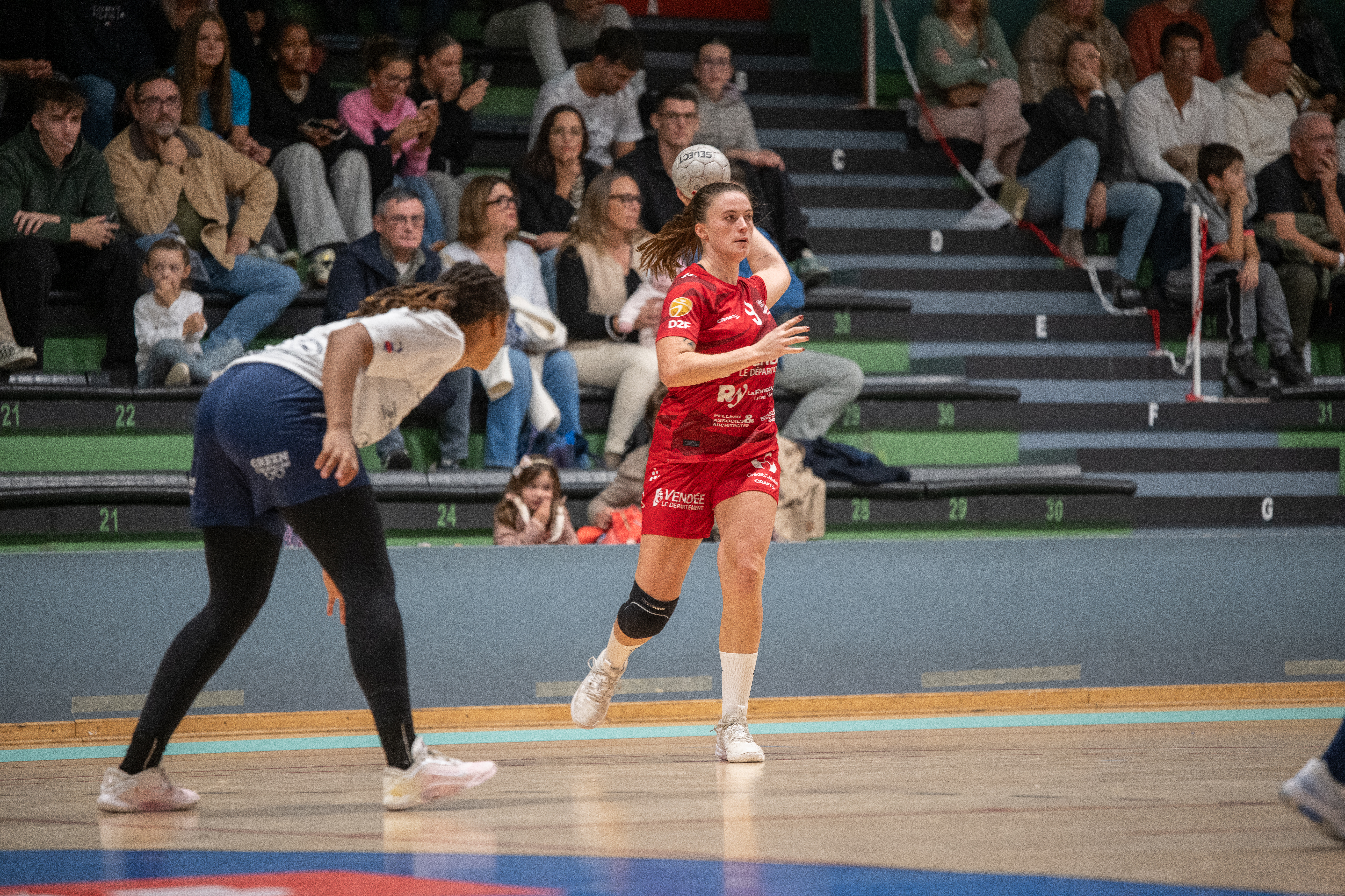 Manon Gravelle. Roche Vendée Handball. D2F. Coupe de France.