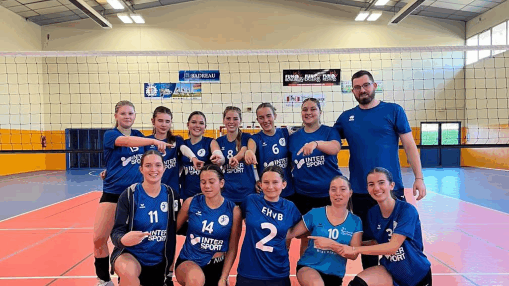 Corentin Agneray. Volley-Ball. Les Epesses-Les Herbiers. Pré-Nationale