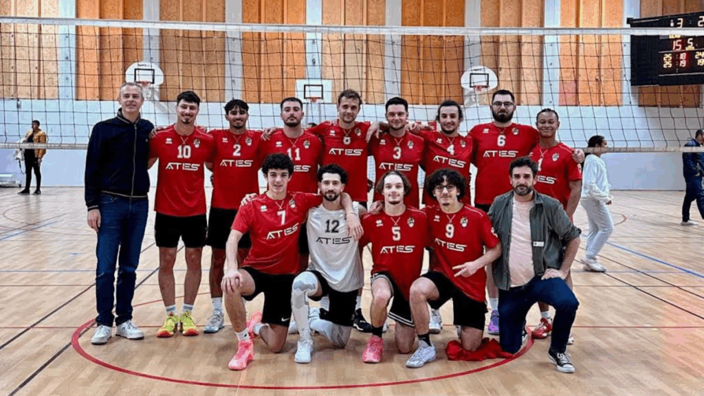 Corentin Agneray. Volley-Ball. Les Epesses-Les Herbiers. Pré-Nationale