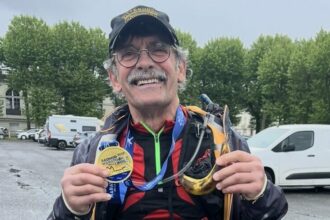 Charles Piveteau. Marathonien. 100ème. La Baule.