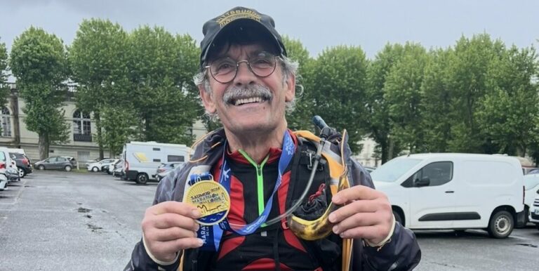 Charles Piveteau. Marathonien. 100ème. La Baule.