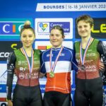 Cyclisme sur piste. Championnats de France. Océane Goergen et Flavie Boulais.