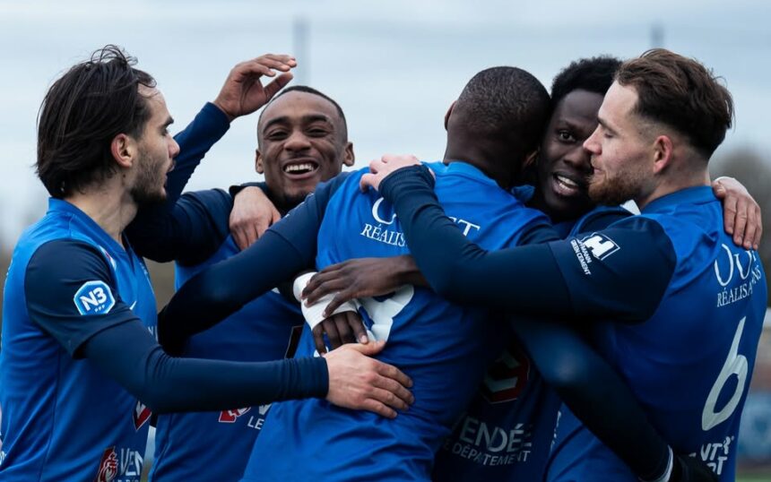 National 3. Journée 16. Vendée Poiré Football.